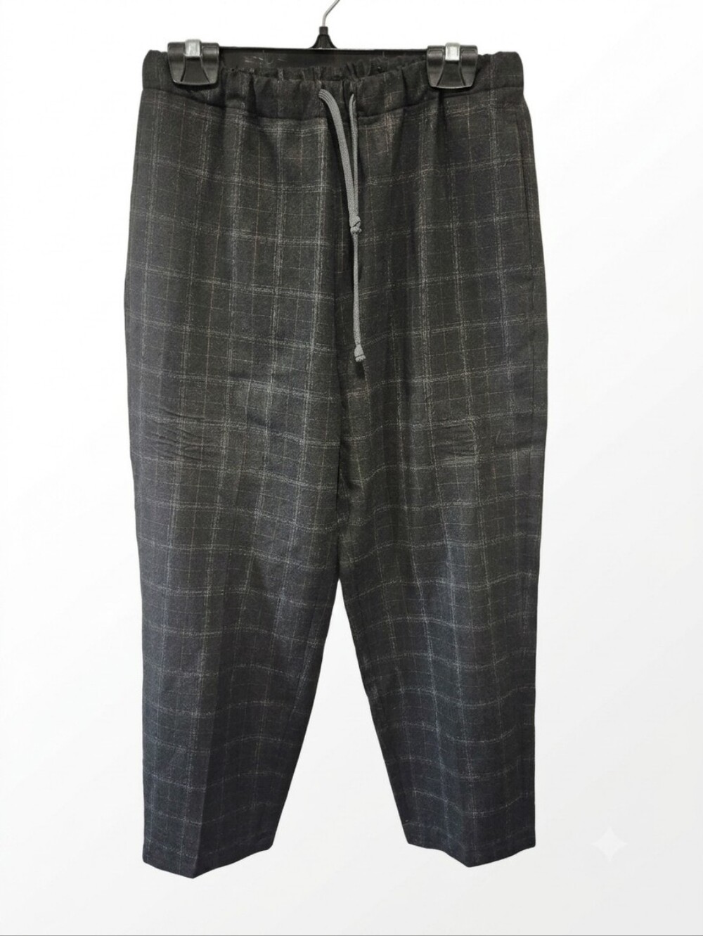Aritzia The Group Babaton Jimmy Plaid Drawstring Pants Cropped Trousers Small